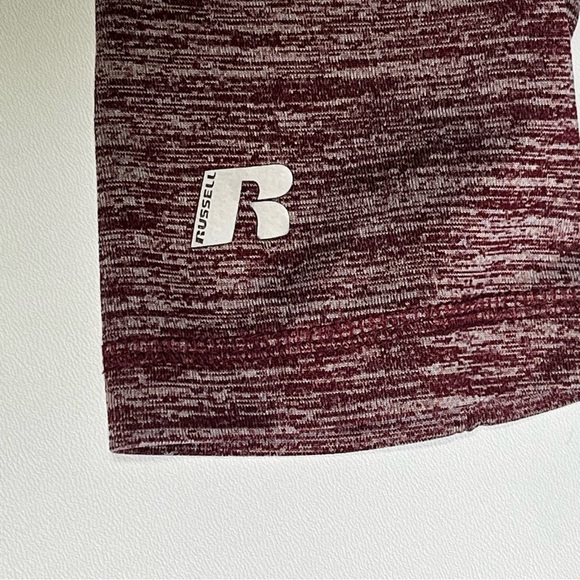 Virginia Tech Russell Burgundy and Red Quarter-Zip Pullover Men’s Small (34-36) - Picture 4 of 8